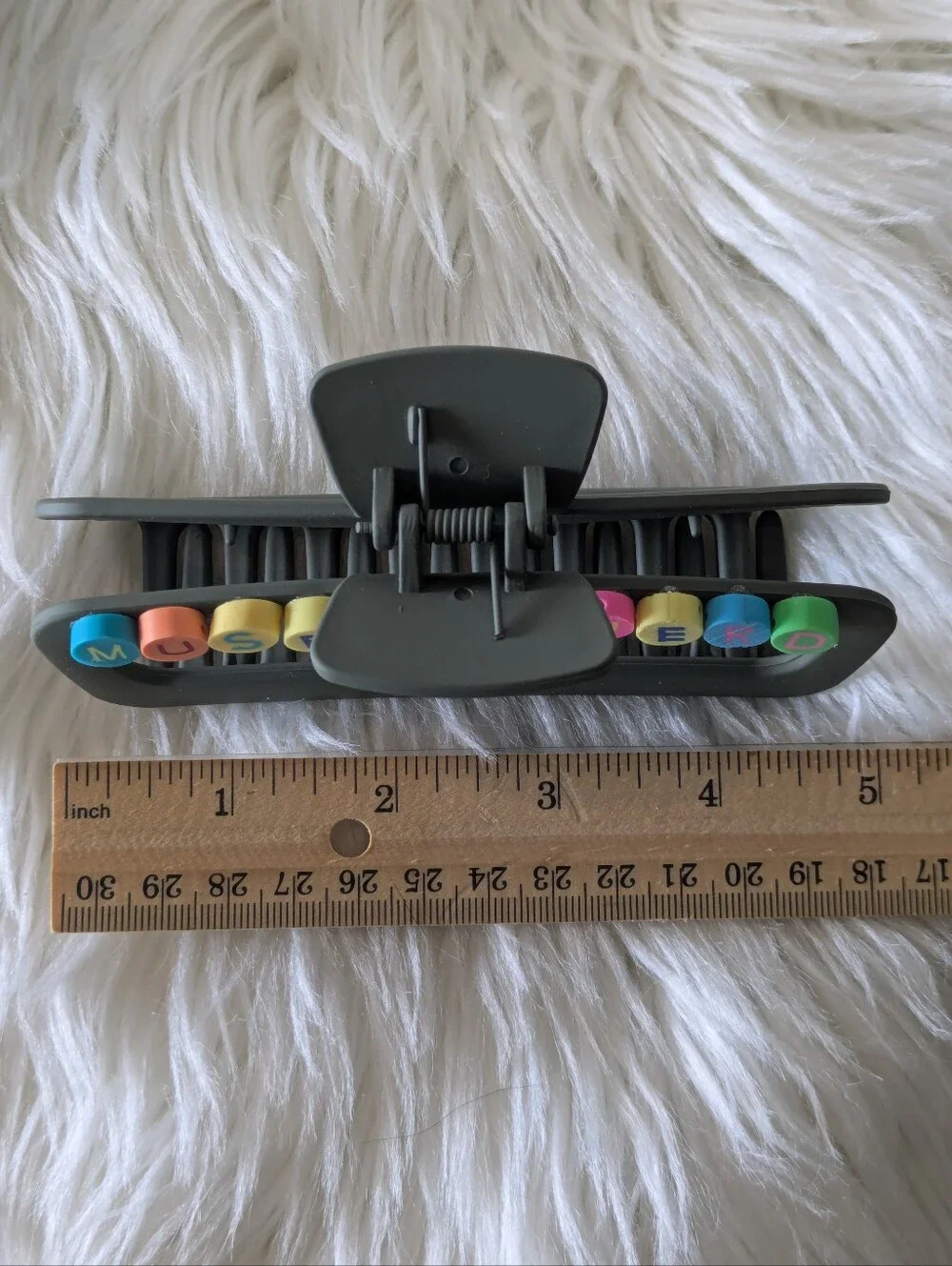 Museum Nerd Hair Clip Claw Style Handcrafted | NWT